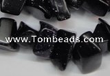 CCH302 34 inches 8*12mm blue goldstone chips gemstone beads wholesale