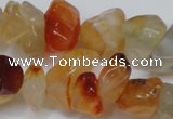 CCH305 34 inches 8*12mm red agate chips gemstone beads wholesale