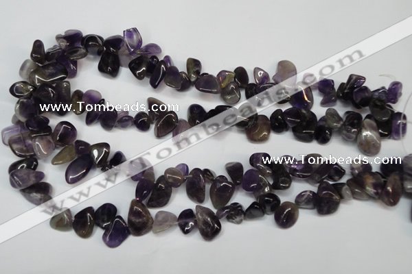 CCH316 15.5 inches 10*15mm amethyst chips gemstone beads wholesale