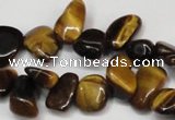 CCH327 15.5 inches 10*15mm tiger eye chips gemstone beads wholesale