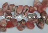 CCH328 15.5 inches 10*15mm rhodochrosite chips gemstone beads wholesale