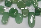 CCH329 15.5 inches 10*15mm green aventurine chips beads wholesale