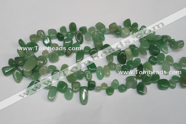 CCH329 15.5 inches 10*15mm green aventurine chips beads wholesale