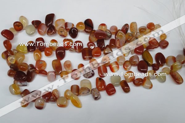 CCH333 15.5 inches 10*15mm red agate chips gemstone beads wholesale