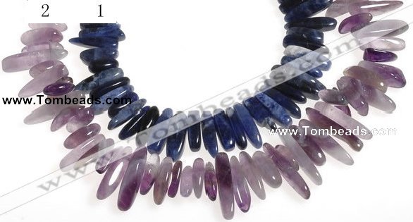 CCH34 16 inches purple & blue sodalite chips beads wholesale