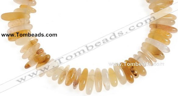 CCH36 16 inches topaz chips gemstone beads wholesale