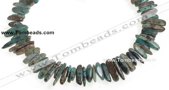 CCH38 16 inches turquoise chips gemstone beads wholesale