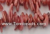 CCH400 15.5 inches 6*12mm - 8*18mm argentina rhodochrosite chips beads