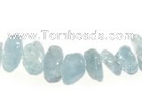 CCH43 16 inches aquamarine chips gemstone beads wholesale