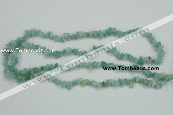 CCH45 32 inches 5*8mm amazonite chip gemstone beads wholesale