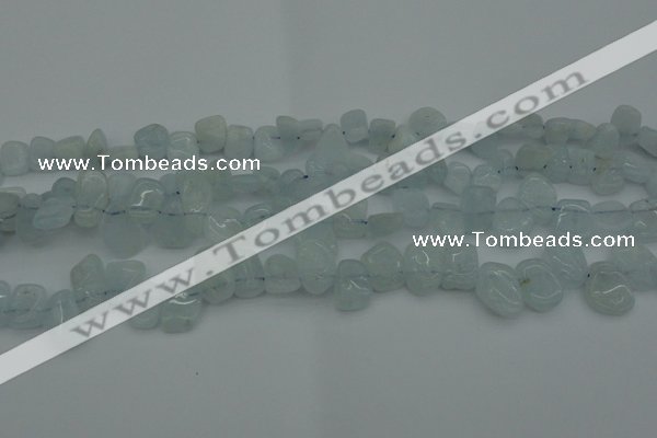 CCH606 15.5 inches 8*12mm - 10*15mm aquamarine chips gemstone beads