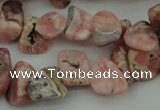 CCH619 15.5 inches 6*8mm - 10*14mm rhodochrosite chips gemstone beads