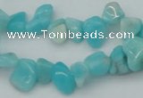 CCH631 15.5 inches 6*8mm - 10*14mm Peru amazonite chips beads