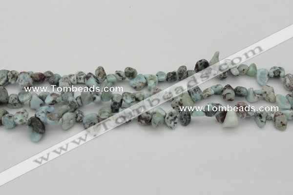 CCH632 15.5 inches 6*8mm - 10*14mm larimar amazonite chips beads