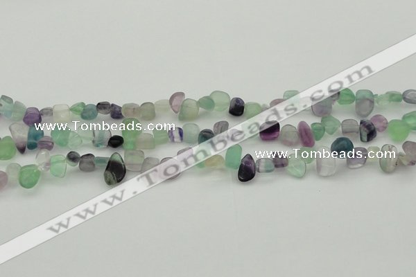 CCH635 15.5 inches 6*8mm - 10*14mm fluorite gemstone chips beads