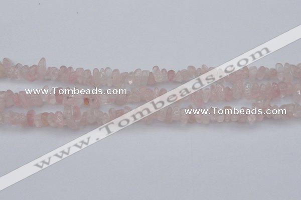 CCH653 15.5 inches 5*8mm - 6*10mm rose quartz chips beads