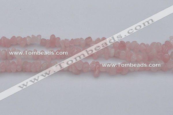 CCH654 15.5 inches 8*12mm - 10*14mm rose quartz chips beads