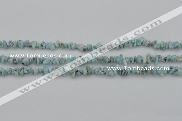 CCH661 15.5 inches 4*6mm - 5*8mm larimar gemstone chips beads