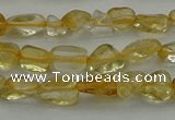 CCH672 15.5 inches 4*6mm - 5*8mm citrine gemstone chips beads