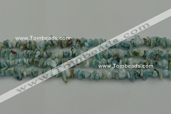 CCH676 15.5 inches 4*6mm - 5*8mm larimar gemstone chips beads