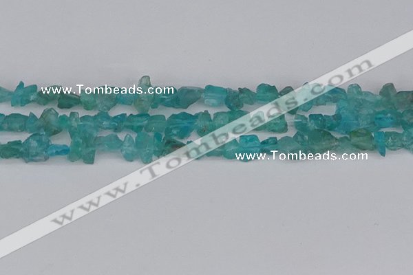 CCH703 15.5 inches 4*6mm - 6*8mm blue apatite chips beads