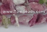 CCH706 15.5 inches 6*8mm - 10*14mm pink tourmaline chips beads