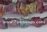 CCH707 15.5 inches 6*8mm - 10*14mm watermelon tourmaline chips beads