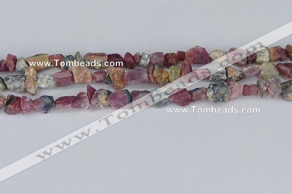 CCH707 15.5 inches 6*8mm - 10*14mm watermelon tourmaline chips beads