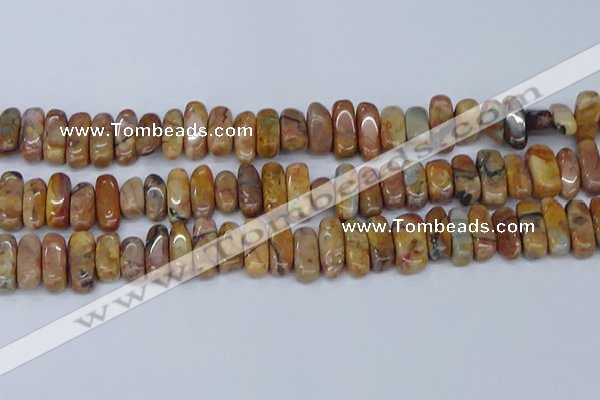 CCH711 15.5 inches 5*10mm - 5*15mm venus jasper chips beads