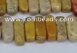 CCH713 15.5 inches 5*10mm - 5*15mm fossil coral chips beads