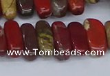 CCH716 15.5 inches 5*10mm - 5*15mm apple jasper chips beads