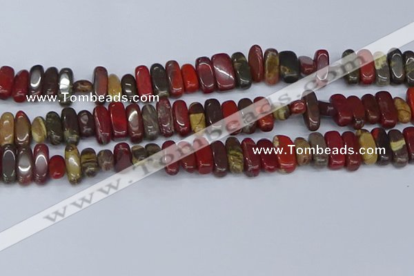 CCH716 15.5 inches 5*10mm - 5*15mm apple jasper chips beads