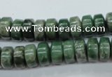 CCJ16 15.5 inches 6*10mm tyre natural African jade beads wholesale