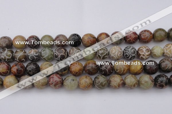 CCJ215 15.5 inches 14mm round China jade beads wholesale