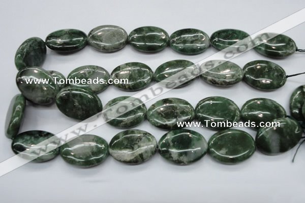 CCJ23 15.5 inches 22*30mm oval natural African jade beads wholesale