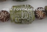 CCJ237 15.5 inches 22*28mm carved buddha China jade beads