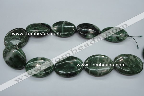 CCJ25 15.5 inches 30*40mm oval natural African jade beads wholesale