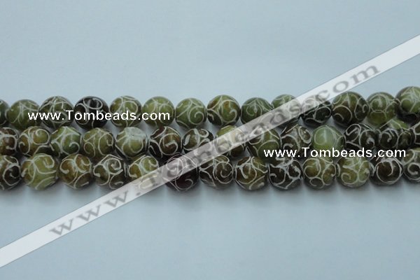 CCJ305 15.5 inches 14mm round China jade beads wholesale