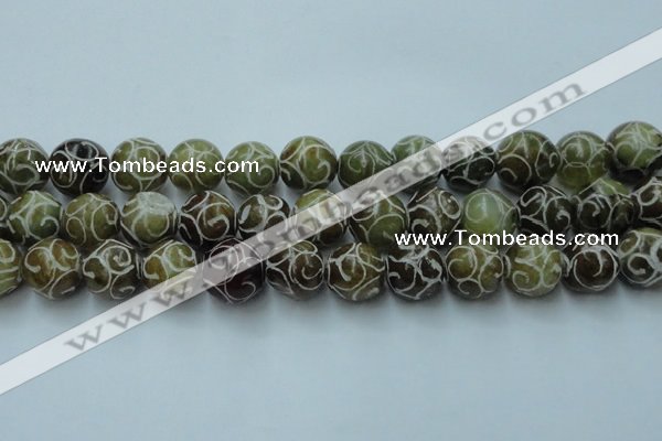 CCJ306 15.5 inches 16mm round China jade beads wholesale