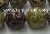 CCJ308 15.5 inches 20mm round China jade beads wholesale