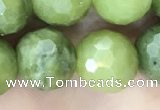 CCJ373 15.5 inches 12mm faceted round China jade beads wholesale