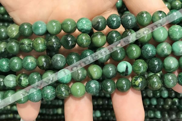 CCJ402 15.5 inches 8mm round west African jade beads wholesale