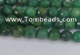 CCJ410 15.5 inches 4mm faceted round west African jade beads