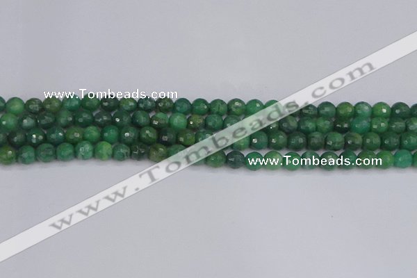 CCJ411 15.5 inches 6mm faceted round west African jade beads