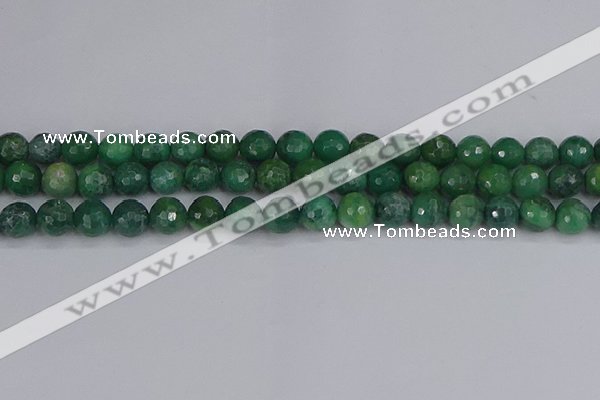 CCJ412 15.5 inches 8mm faceted round west African jade beads