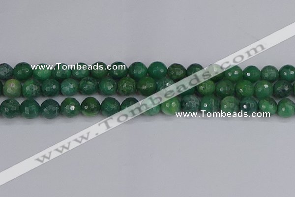 CCJ413 15.5 inches 10mm faceted round west African jade beads