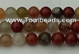 CCJ450 15.5 inches 4mm round colorful jasper beads wholesale