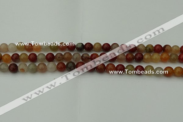 CCJ452 15.5 inches 8mm round colorful jasper beads wholesale