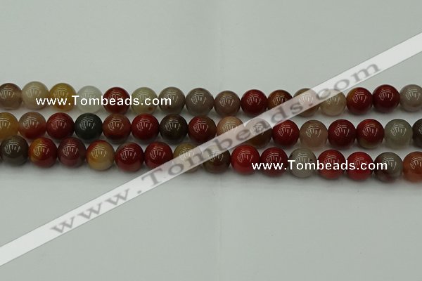 CCJ454 15.5 inches 12mm round colorful jasper beads wholesale