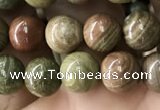 CCJ470 15.5 inches 4mm round rainbow jasper beads wholesale